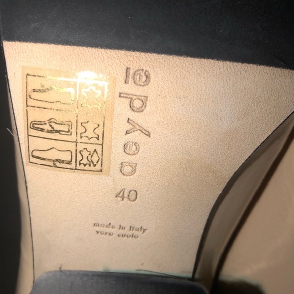 Aeyde Harper Biege Patent Leather knee Boots 40=9 - Picture 5 of 6